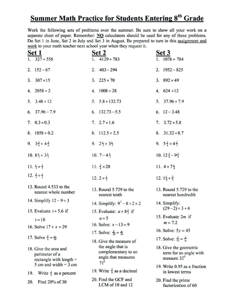 Worksheet Math Word Problems 8Th Grade Handwriting Practice — db-excel.com