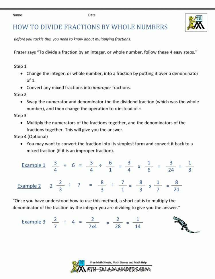Worksheet Multiply And Divide Fractions Worksheet