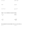 Worksheet  Operations With Polynomials And