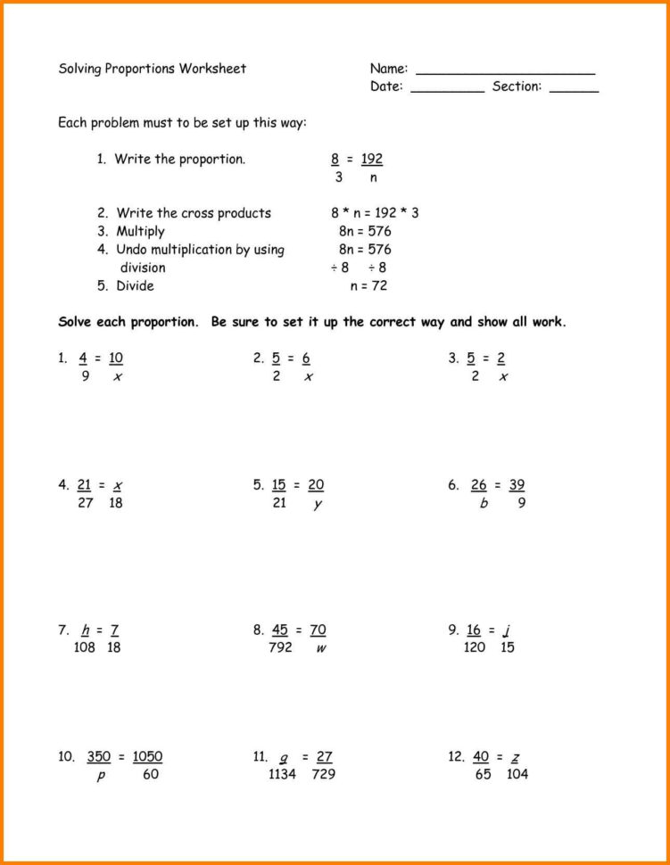 Worksheet Ratios And Proportions Worksheet Best Worksheets