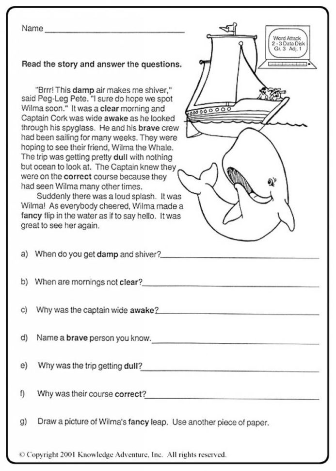 Worksheet Reading Passages With Questions Pentagon Esl