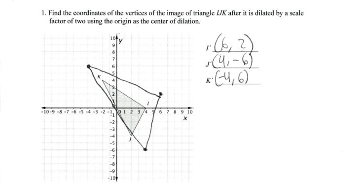 Dilations Worksheet Pdf — db-excel.com