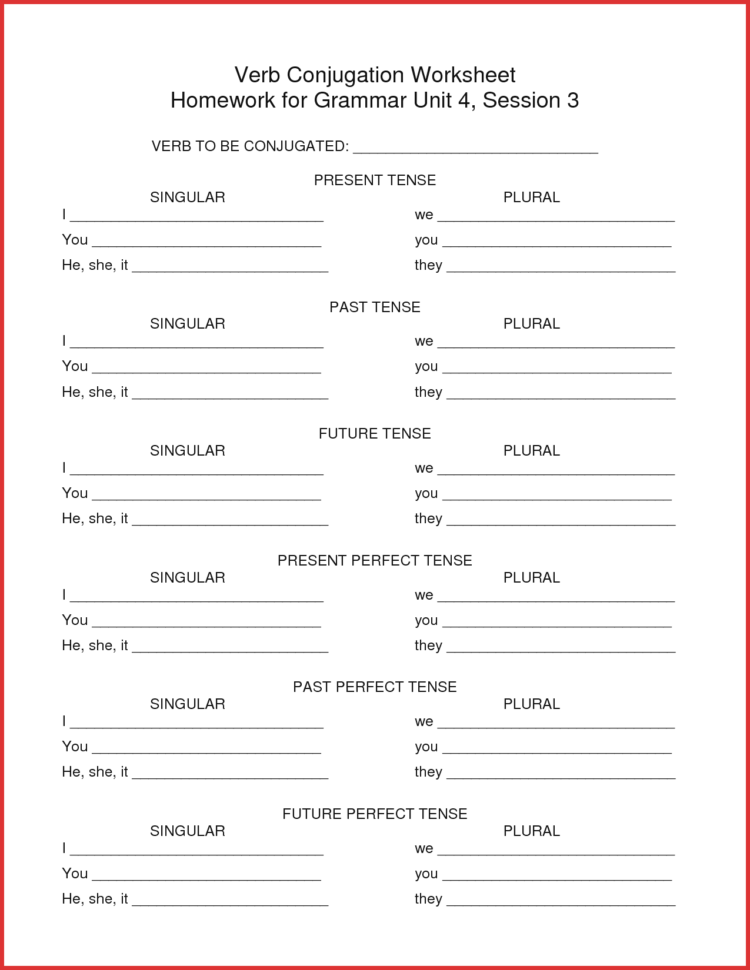Practice Worksheets For Future Tenses In Spanish