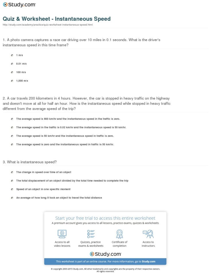 Worksheet Speed And Velocity Worksheet Answers Hate Mysql