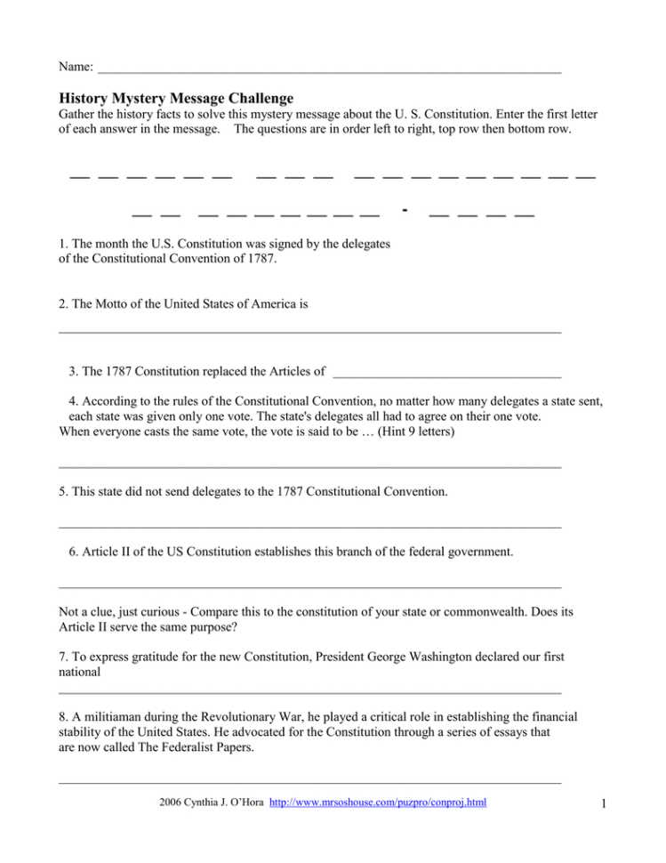 Worksheet Text