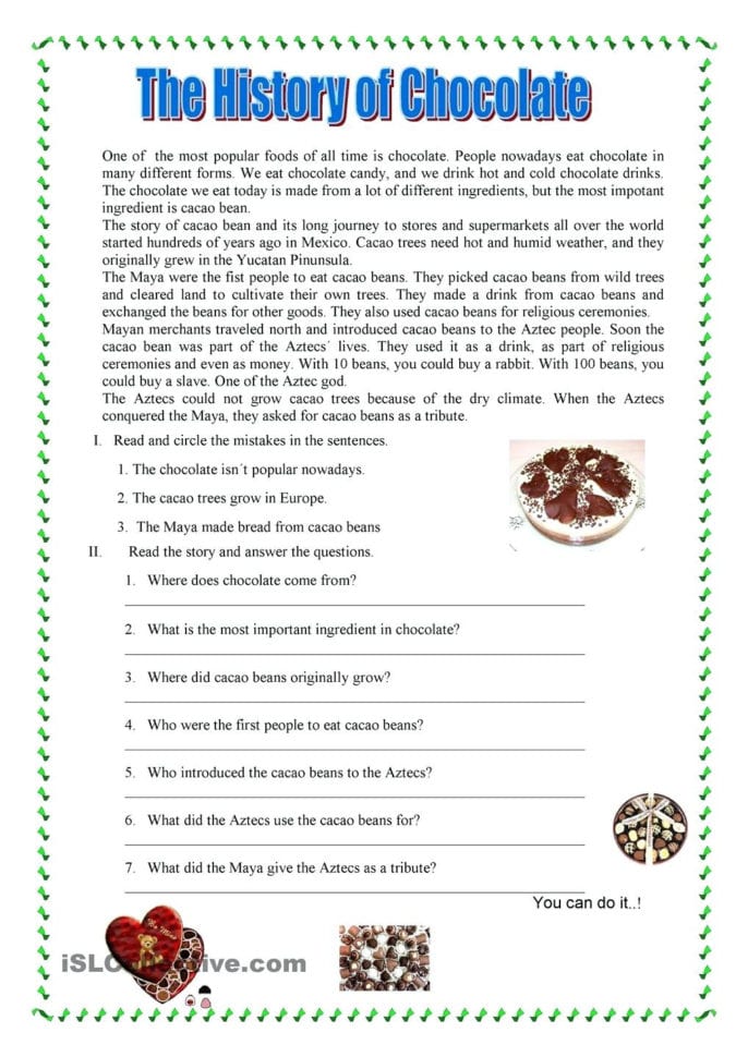Worksheet Third Grade Reading Comprehension Esol Worksheet Third Grade Reading Comprehension Esol