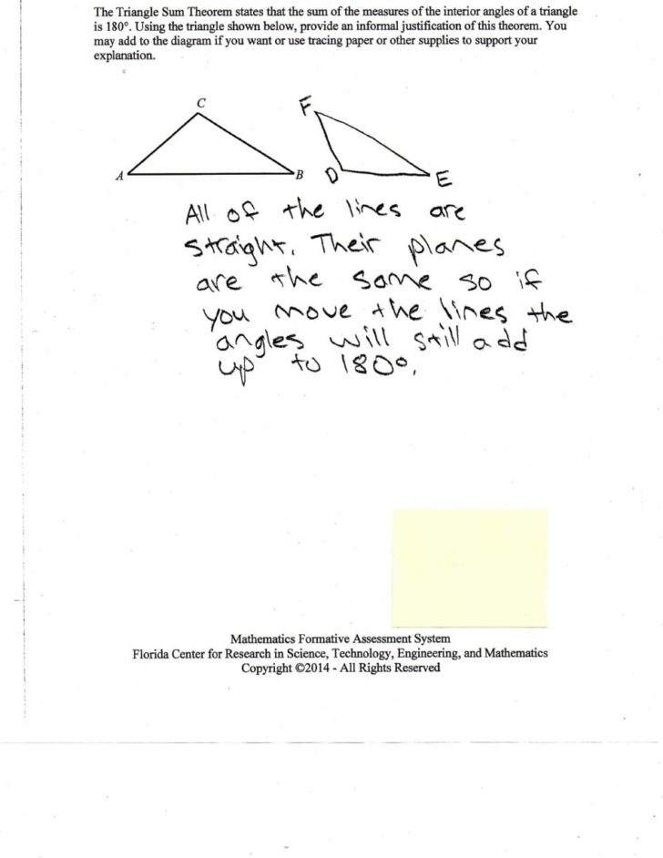Worksheet Triangle Angle Sum Worksheet Math Worksheets For Fifth — db