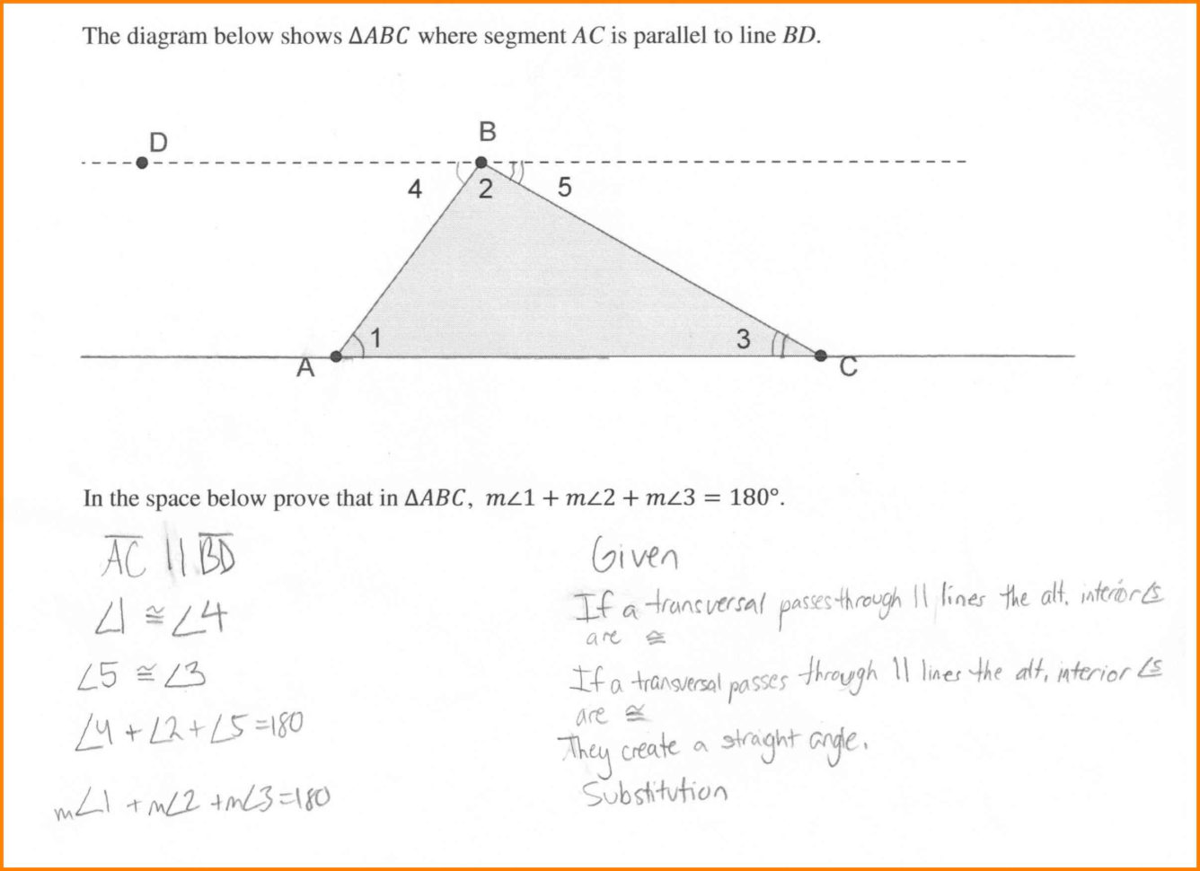 Worksheet Triangle Sum Theorem Worksheet Triangle Interior