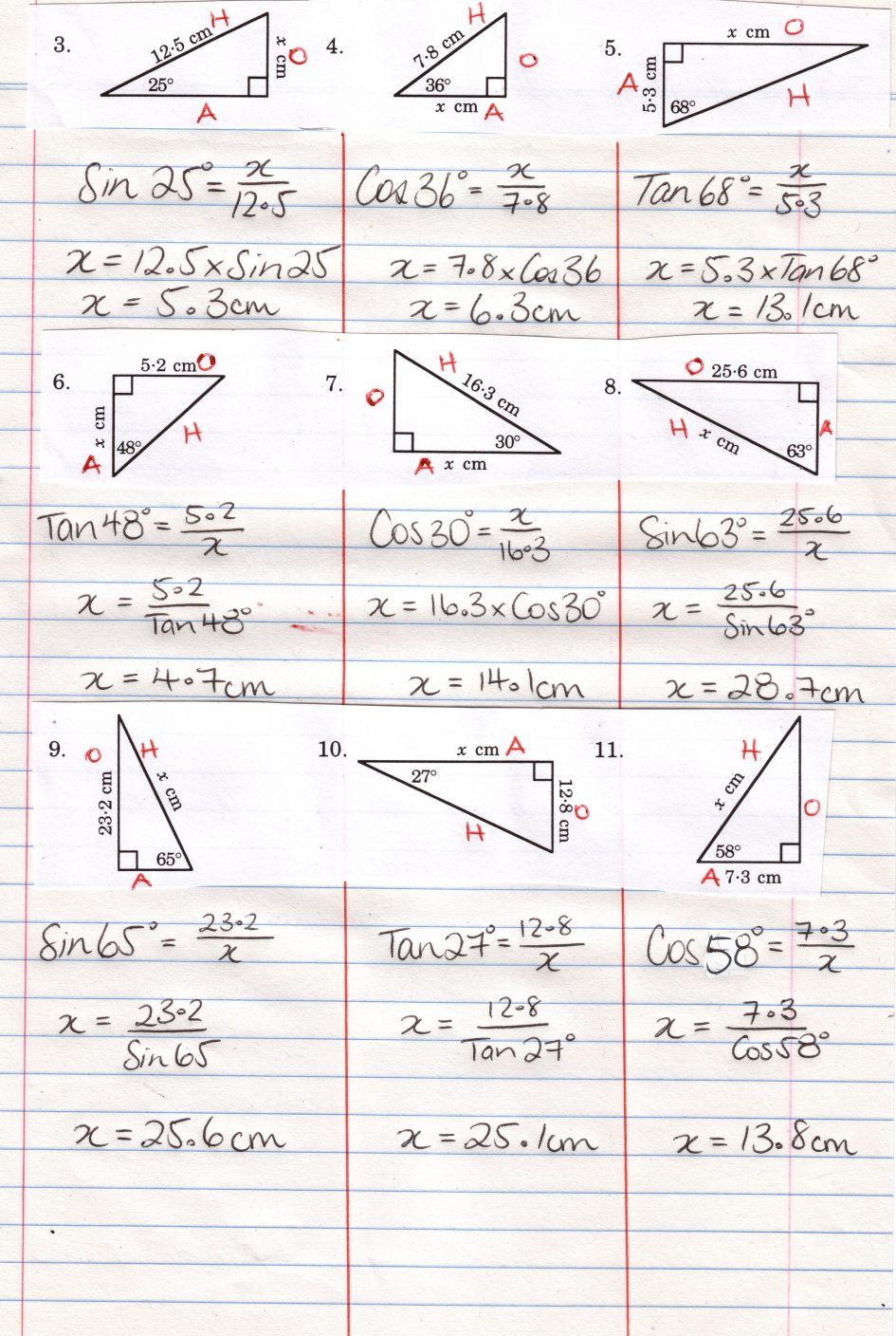 Worksheet Trigonometric Ratios Worksheet Trigonometric — db-excel.com