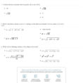 Worksheet Using The Quadratic Formula Worksheet Algebra