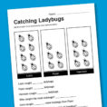 Worksheet Wednesday Catching Ladybugs  Paging Supermom