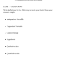 Worksheet Year 8 Science  Experimental Variables And Data