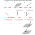 Worksheet1 Points Lines Line Segments Rays Planes And