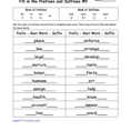 Worksheets And Activities  Prefixes And Suffixes