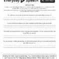 Worksheets  Everyday Speech  Everyday Speech