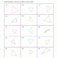 Worksheets For Classifying Trianglessides Angles Or Both