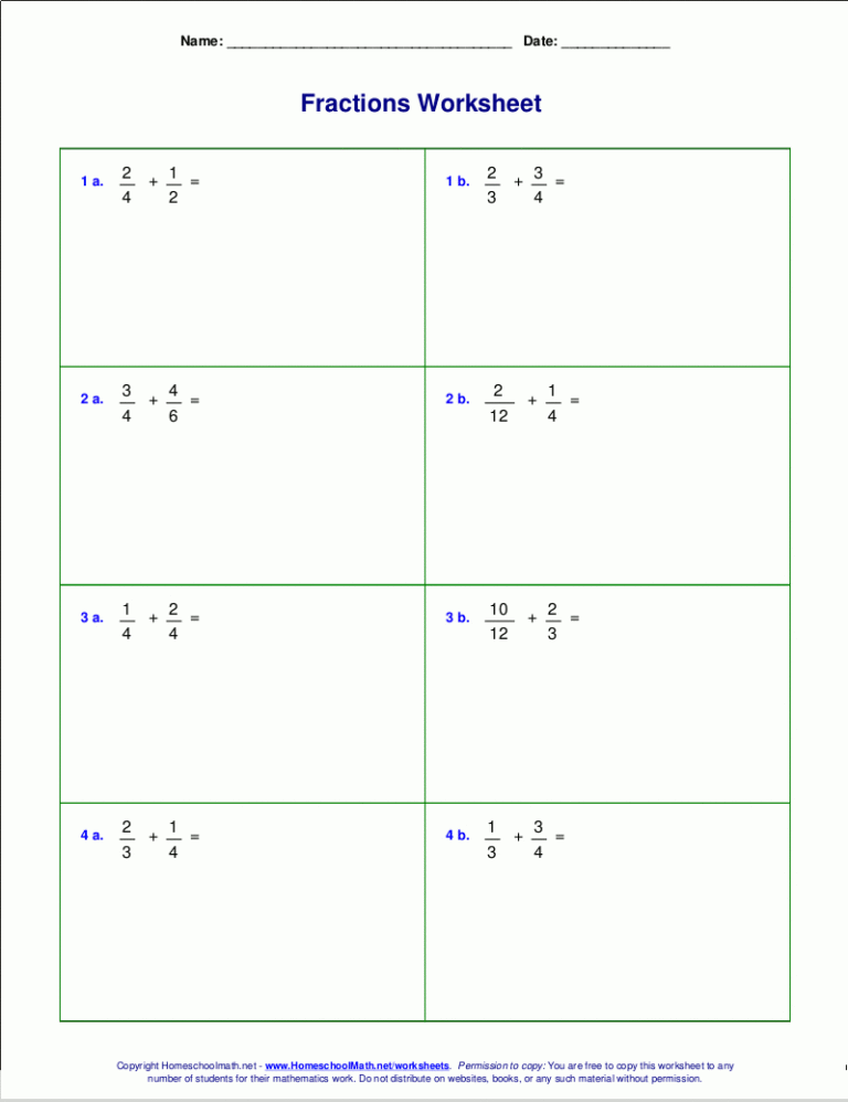 3rd grade math fractions worksheets db excelcom