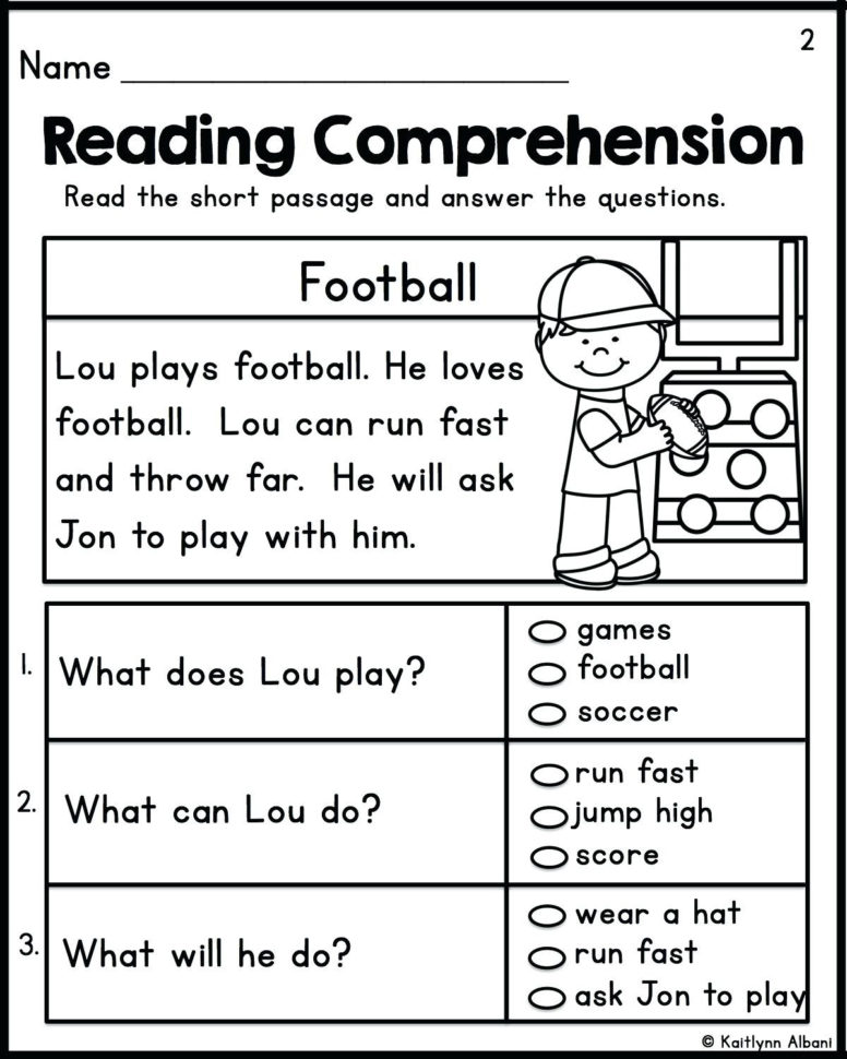 Worksheets For Reading
