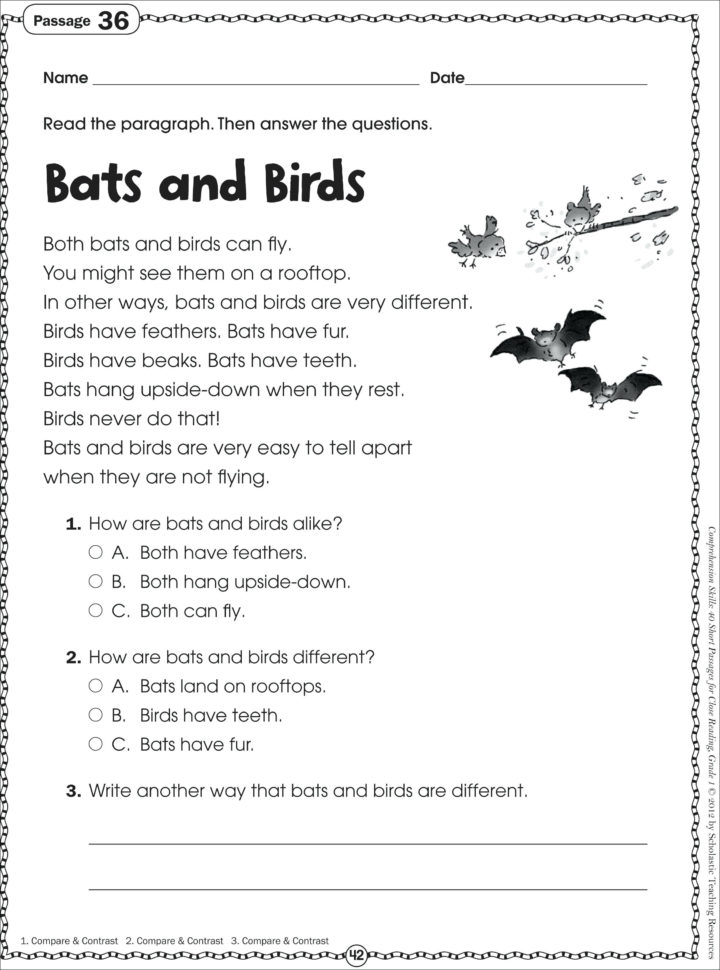 Worksheets For Reading