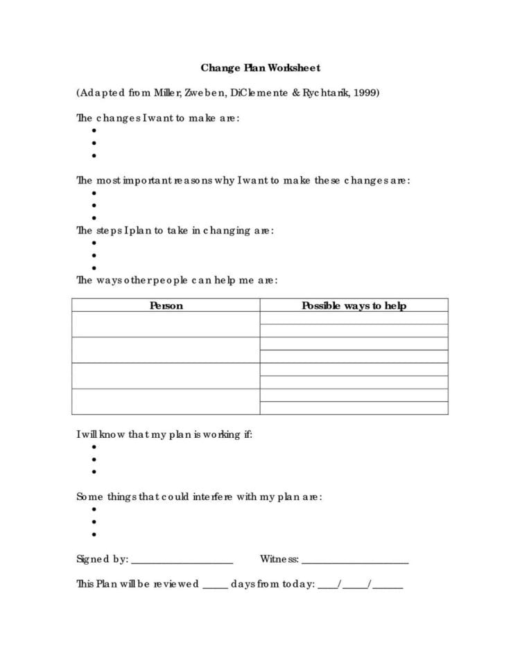 Worksheets For Substance Abuse Recovery Groups  Universal