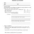 Worksheets For Substance Abuse Treatment Groups  Universal