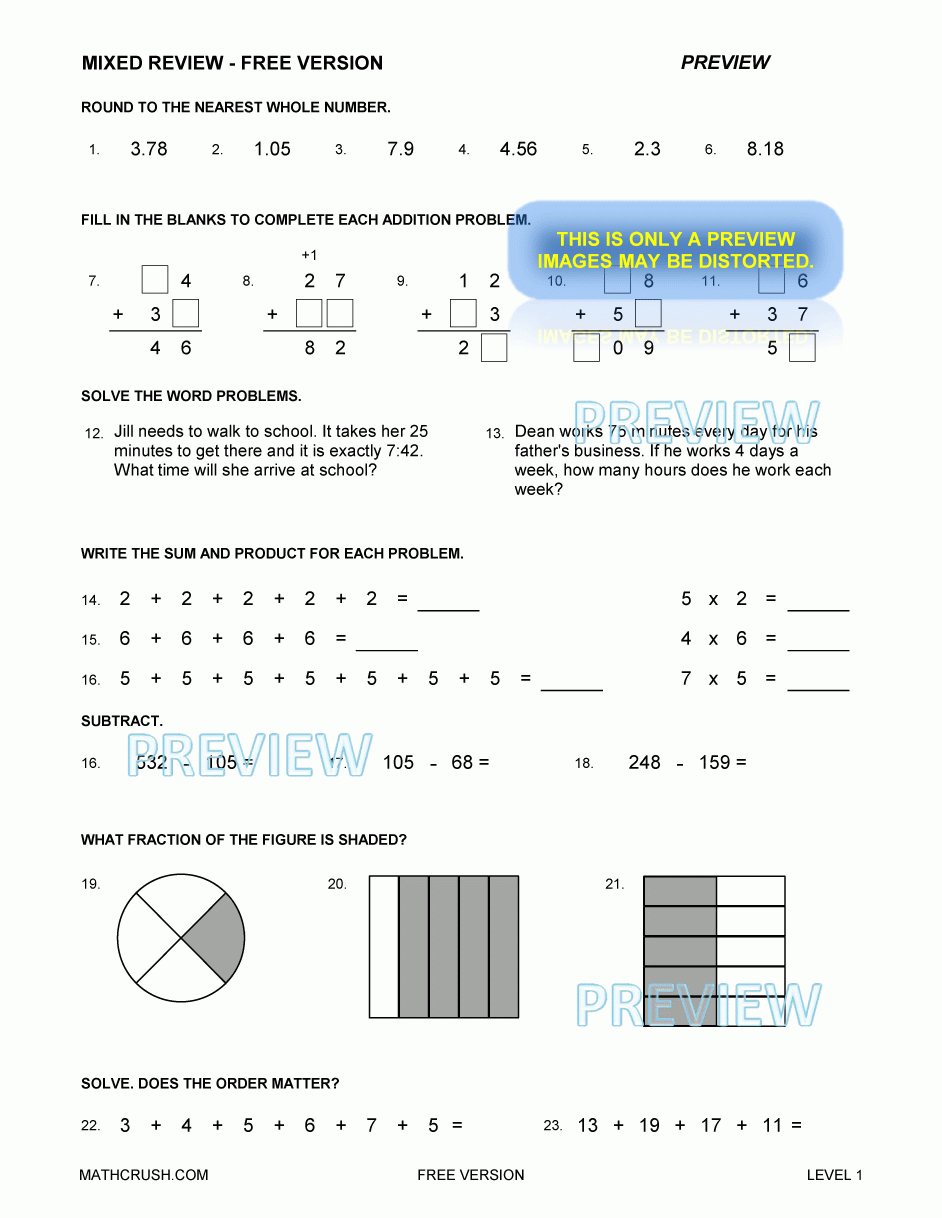 Worksheets Help Pages And Booksmath Crush  Free