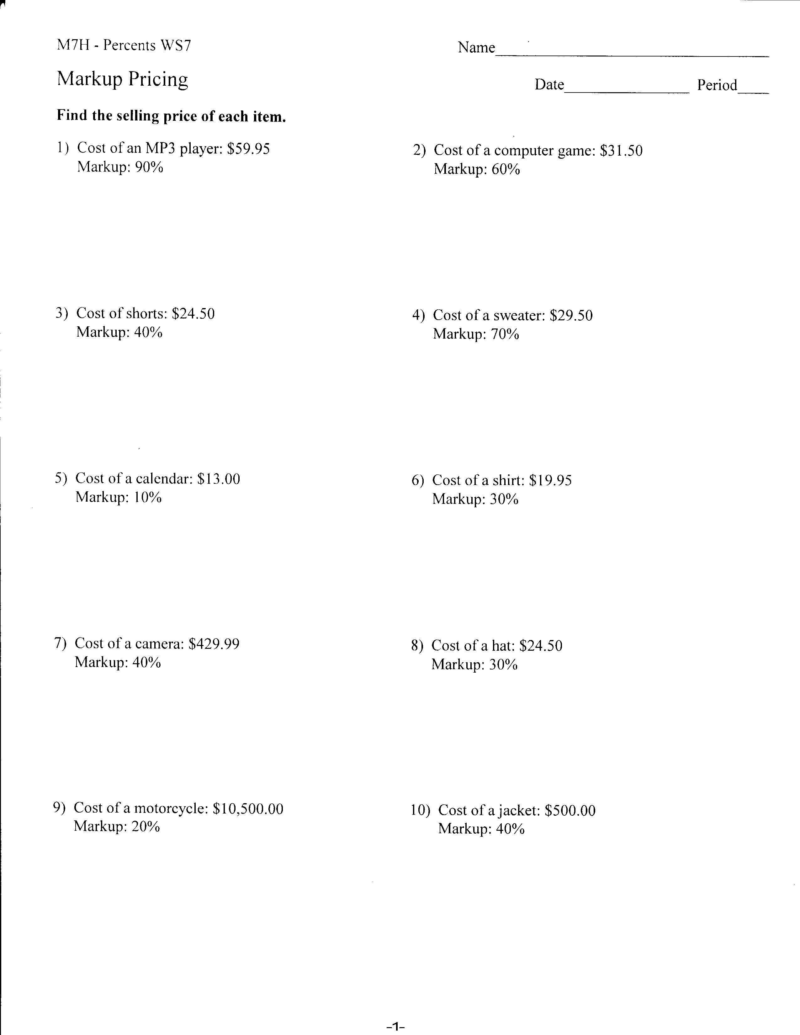 Worksheets  Mrs Lay's Webpage 201112