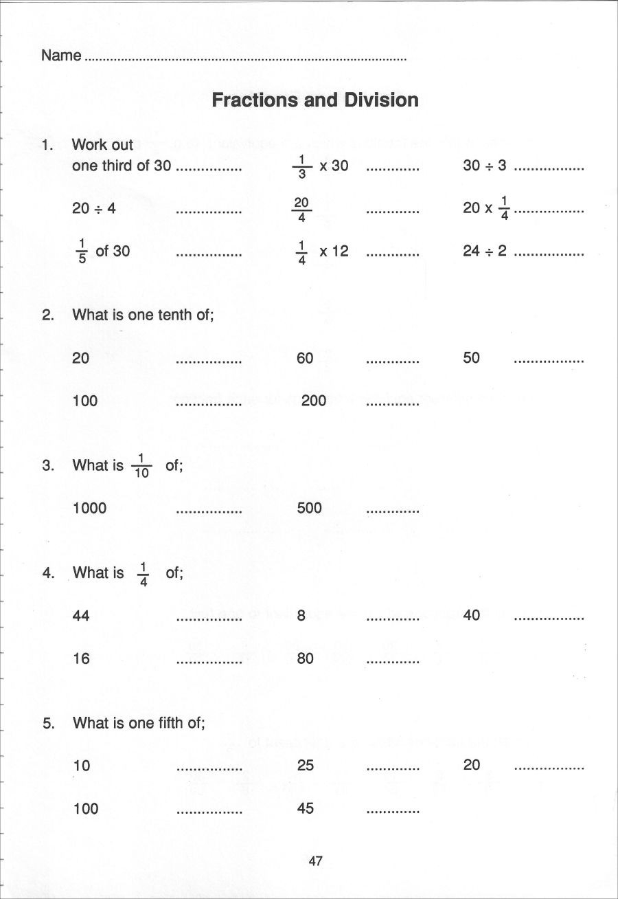 Worksheets Plus Year 4 Book 1 Numbers And The Numbering System Db excel
