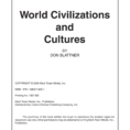 World Civilizations And Cultures