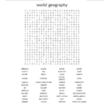 World Geography Word Search  Word
