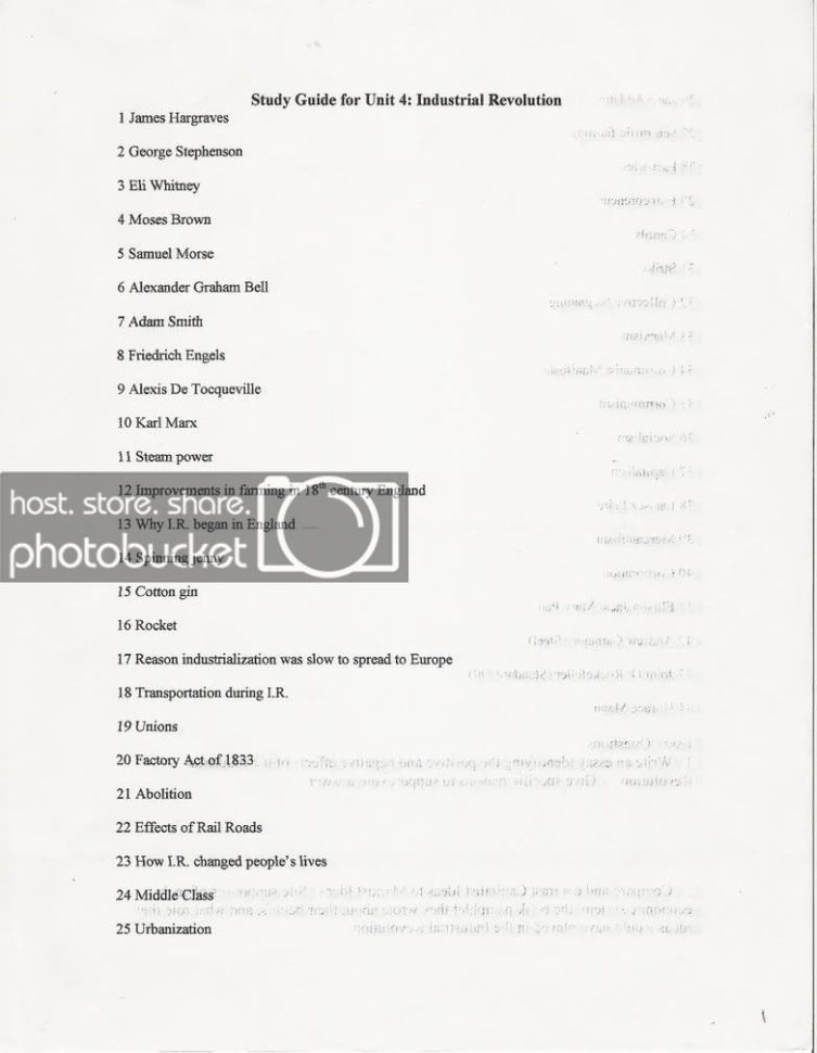 World History Homework