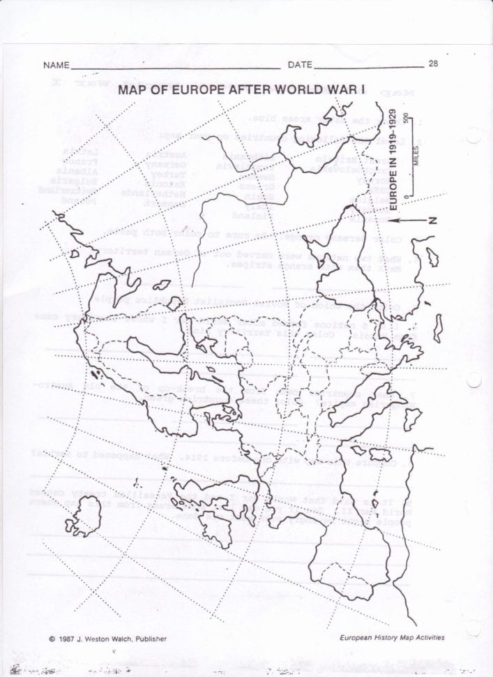 World History Map Activities The Reformation Best Of J