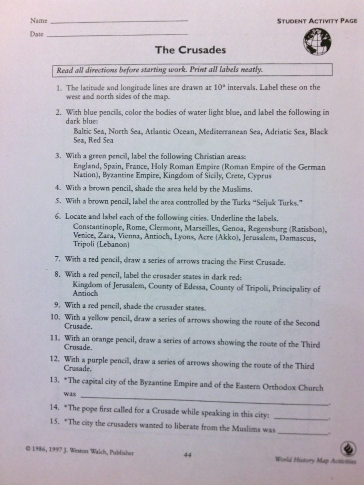 J Weston Walch Publisher Worksheets Answers