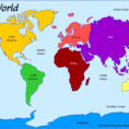 World Maps Of Continents And Oceans And Travel Information