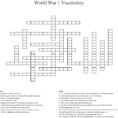 World R 1 Vocabulary Crossword  Word