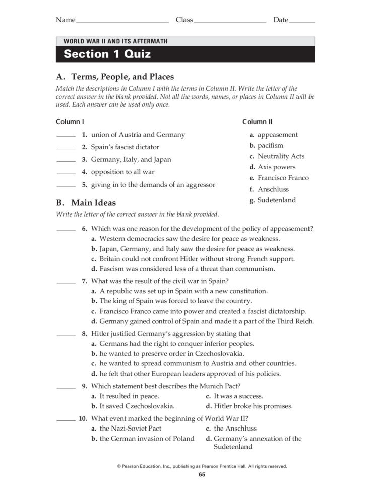 World R Ii And Its Aftermath Outline Map Pages 1  6