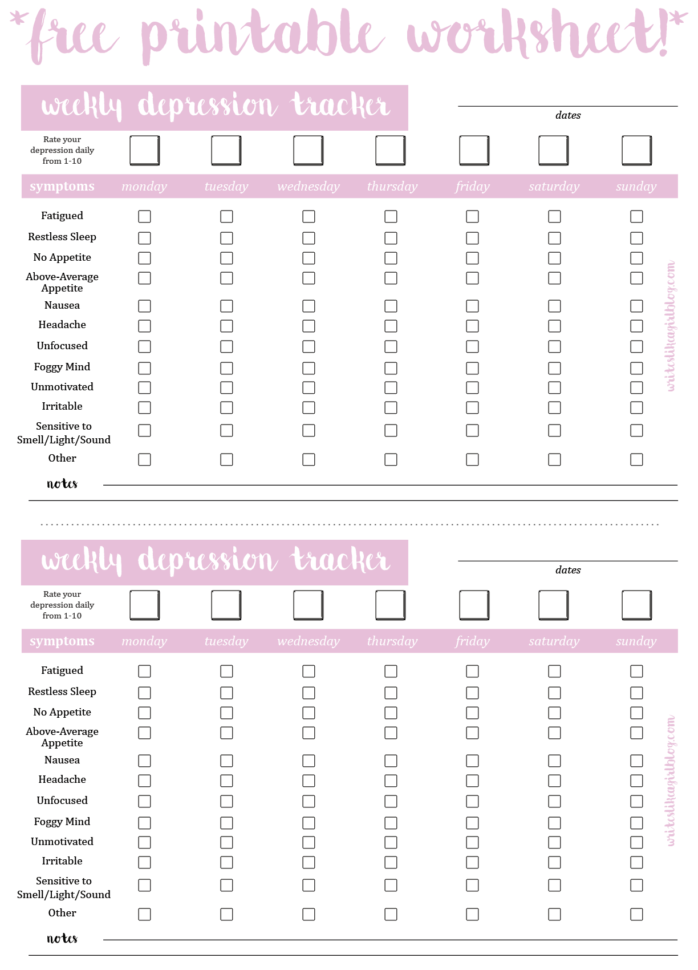 Writes Like A Girl  How I Track Depression And How You Can Too