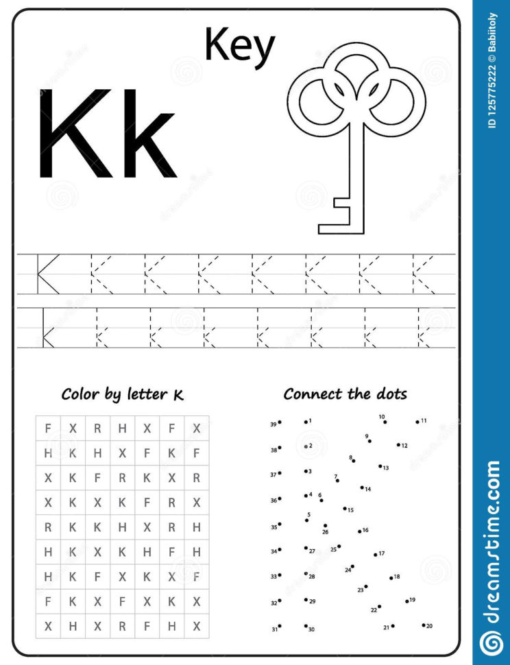Writing Letter K Worksheet Writing Az Alphabet