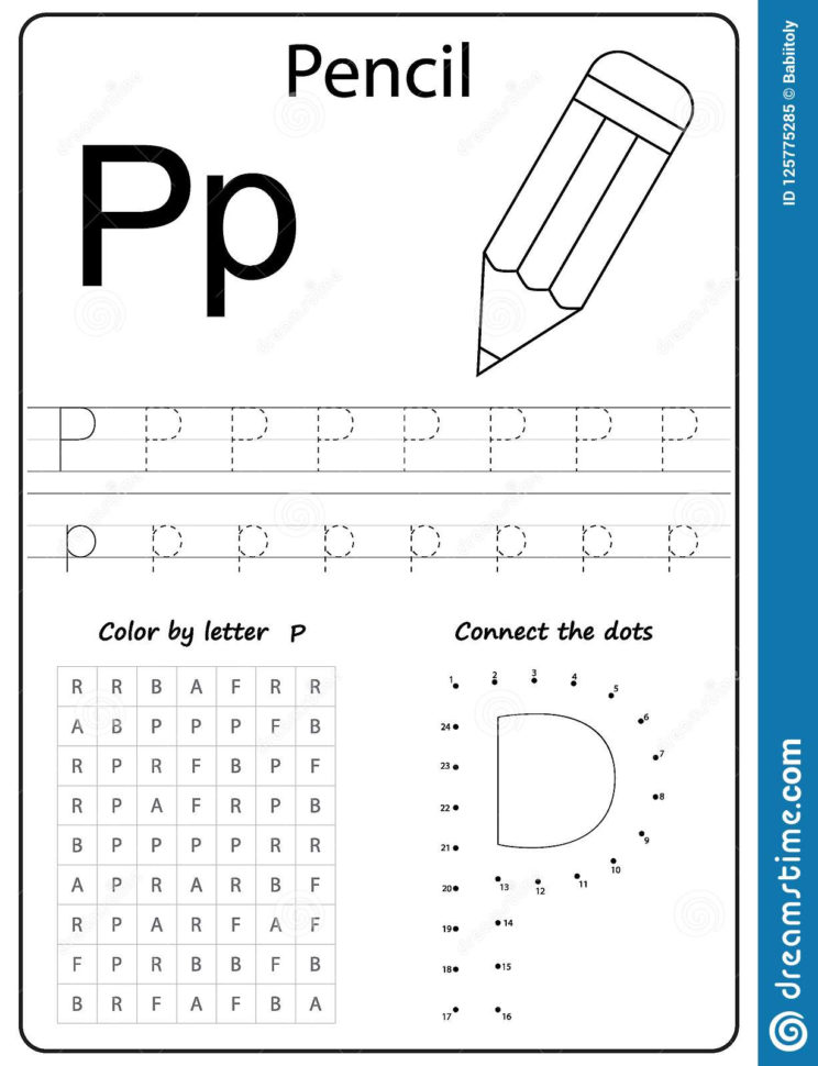 Writing Letter P Worksheet Writing Az Alphabet