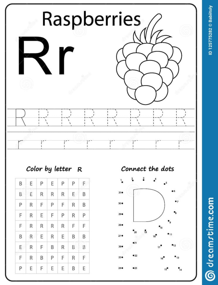 Writing Letter R Worksheet Writing Az Alphabet