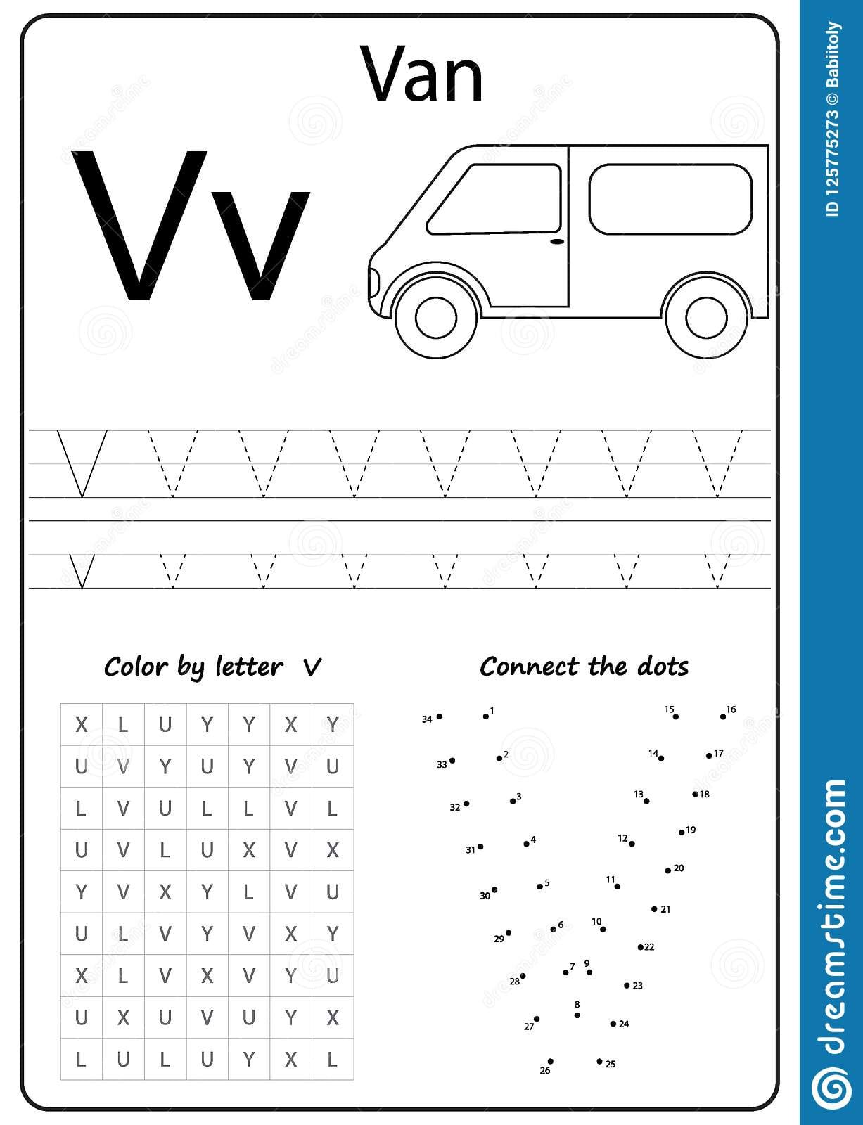Writing Letter V Worksheet Writing Az Alphabet
