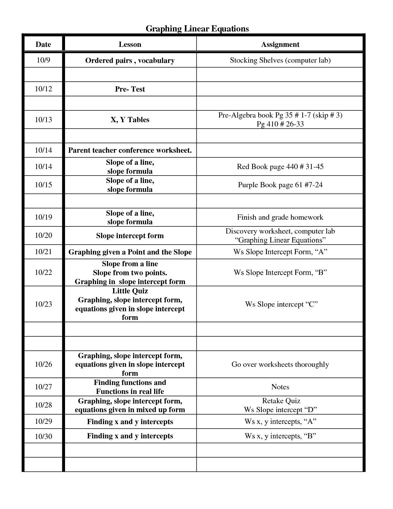 graphing-linear-equations-worksheets-with-answer-key