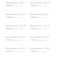 Writing Linear Equations From Word Problems Worksheet Pdf