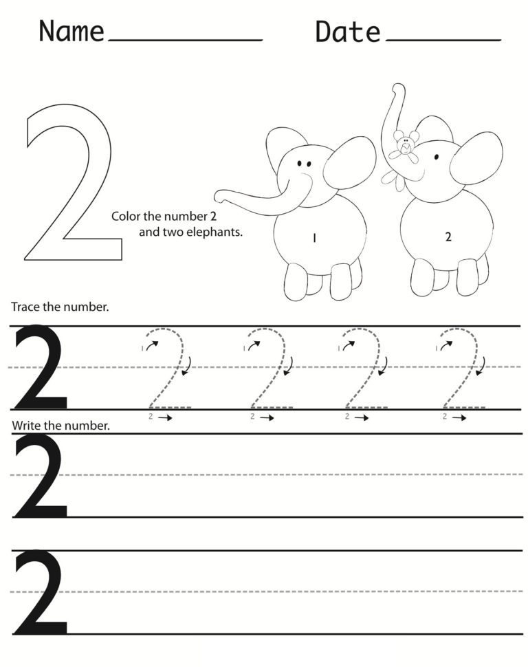 Writing Numbers Worksheets Printable  Activity Shelter