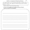 Writing Prompts Worksheets  Argumentative Writing Prompts