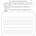 Writing Prompts Worksheets  Narrative Writing Prompts Worksheets