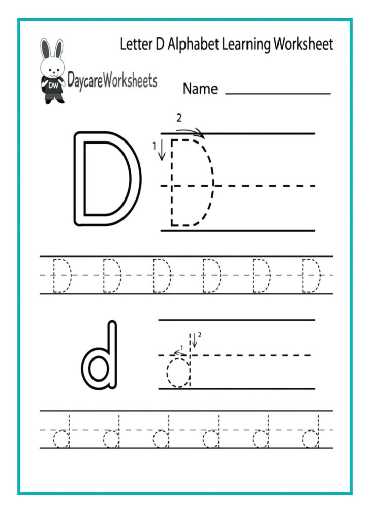 Learn To Write Kindergarten Worksheets
