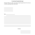 Writing Worksheets  Letter Writing Worksheets