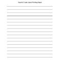 Writing Worksheets  Lined Writing Paper Worksheets