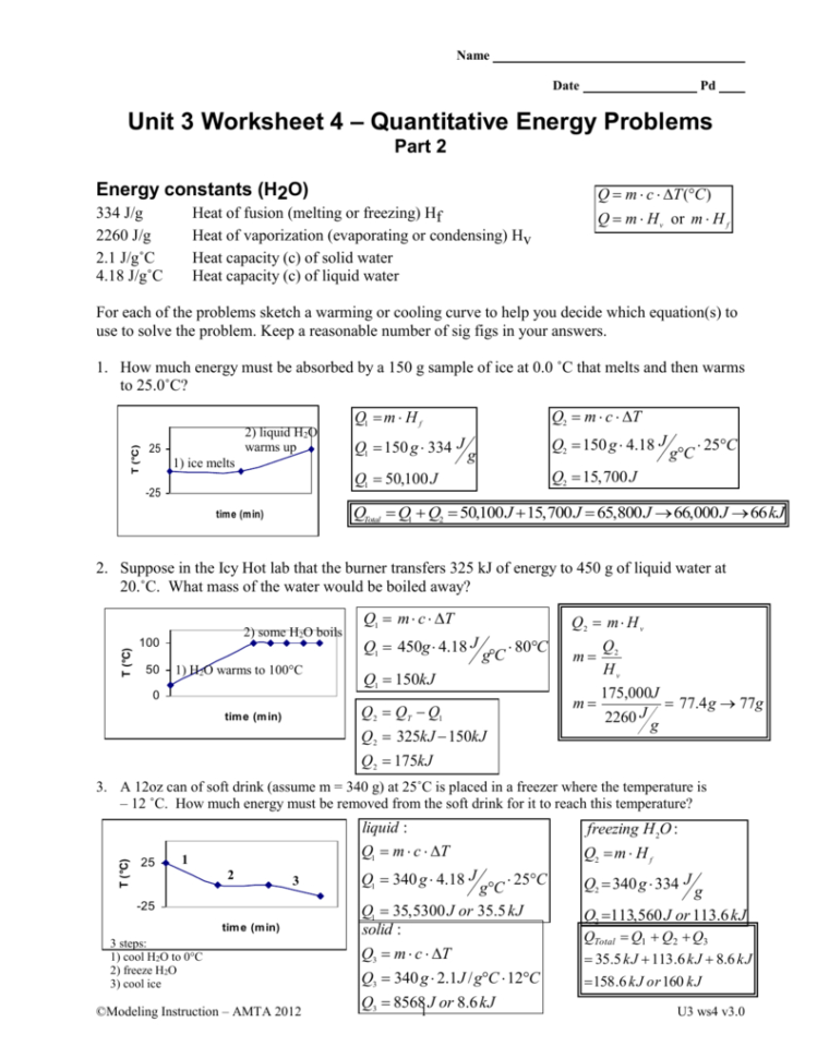 Ws 4 Quantitative Energy 2 Key